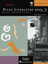 Piano Literature Book 2 for Early Intermediate Classical Sheet Music Faber Audio