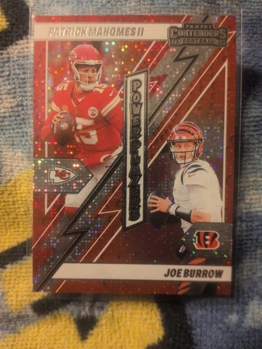 2024 Panini Contenders - Power Players Patrick Mahomes II, Joe Burrow #1