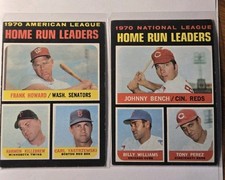 1971 Topps NL Home Run Leaders #66, AL Home Run Leaders #65