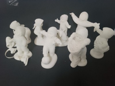 Konvolut fünf Snowbabies Figuren  