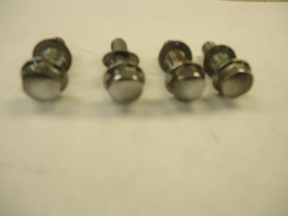 87-95 HONDA SHADOW VT1100 VT1100C GUARDABARROS TRASERO PERNOS RIEL CROMO OEM 1989 Foto 2 de 4