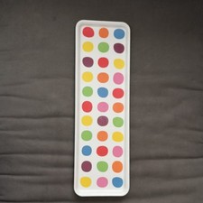 Vintage Ikea Serving Tray, White Multicolor P...