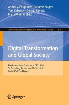 Digital Transformation and Global Society - 9783319496993
