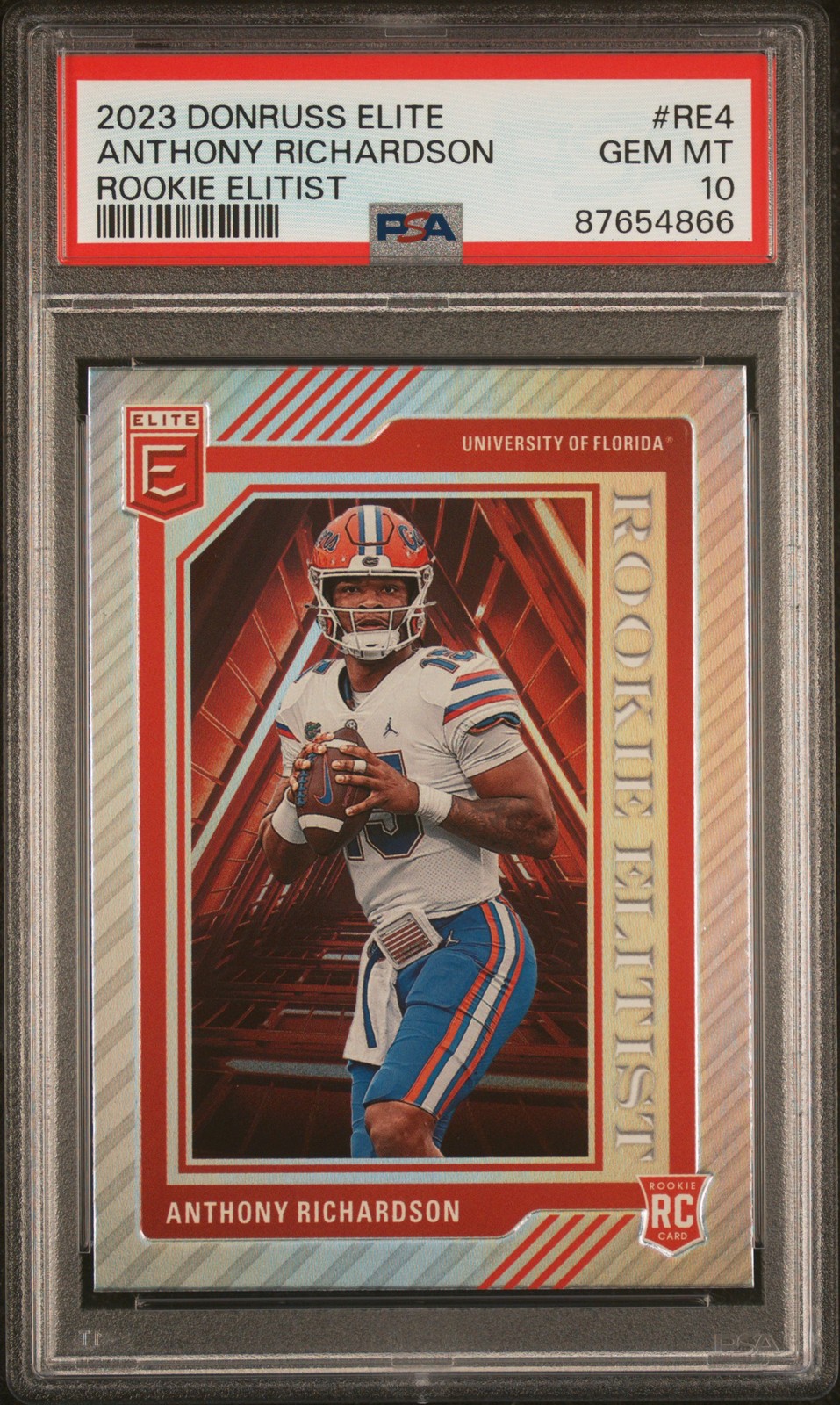 2023 Panini Donruss Elite Rookie Elitist #RE4 Anthony Richardson PSA 10