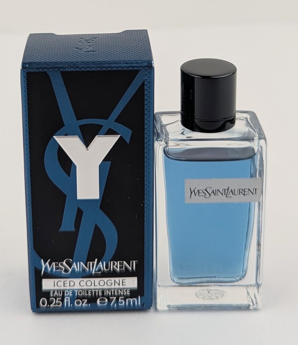 Yves Saint Laurent Y Iced Cologne 残量７割 Yves Saint Laurent Y Iced Cologne 7.5ml/0.25fl.oz. Mini Splash | eBay