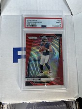 2024 Panini Prizm Rookies Caleb Williams #301 Red Wave Prizm /149 (RC) PSA9