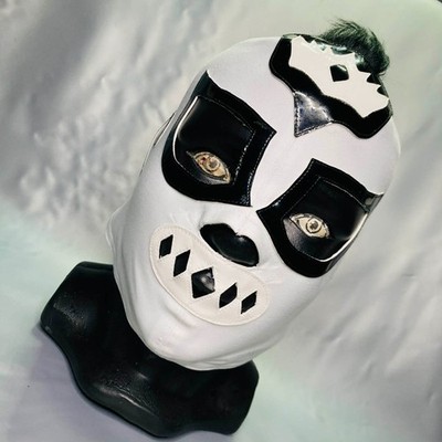 Dominik Mysterio Semi Professional Wrestling Lucha Libre Mask Luchador White
