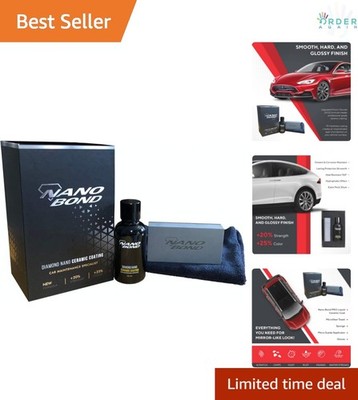 Car Ceramic Coating Kit 9H PRO Hydrophobic High Gloss for Paint Glass Wheels