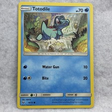 Totodile 18/73 Shining Legends Basic Pokemon Card LP
