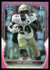 2022 Bowman University Chrome #40 Pat Garwo Pink Refractor