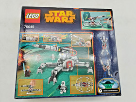LEGO 75045 Anti-Vehicle Cannon MISB New Sealed Figures Clone Wars 75046