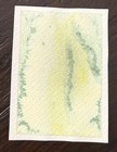 ACEO “Cells” Abstract Watercolor Miniature Painting Green Kassie #4. — photo 2