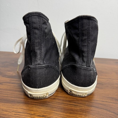 Mens Demonia Black and White Chuck Taylor Shoes Size 11 - Picture 3 of 7