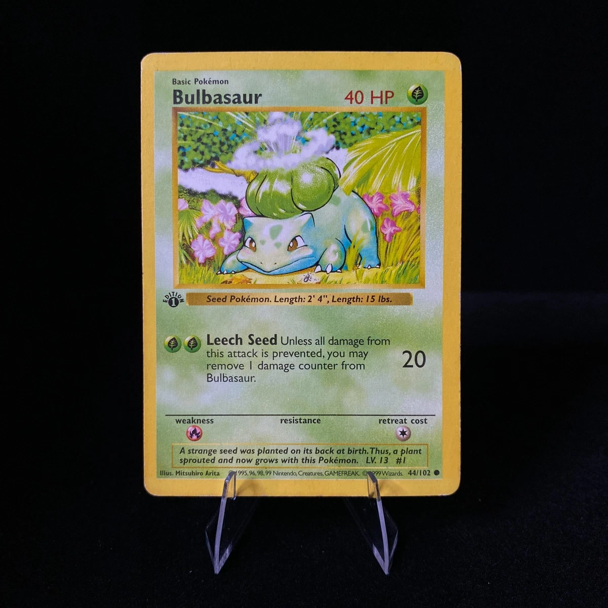 Bulbasaur 044/102 Base Set (Shadowless) Regular for sale online | eBay