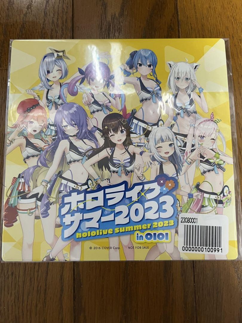 Pegatinas Oficiales Hololive Verano 2023 Anime Mercancía Sin Usar