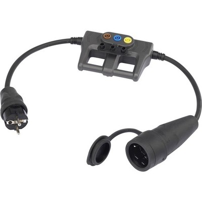 VOLTCRAFT DLA-1L 16 Messadapter  Schutzkontakt 16 A - Schutzkontakt 16 A