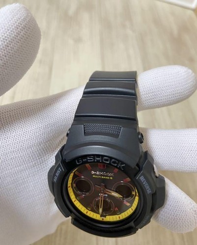 G-Shock AWG-M100SBY Orange/Yellow Dial Solar Shock Resistant G707 - Picture 3 of 10