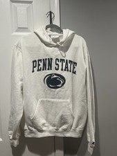 Penn State Nittany Lions Hoodie Adult Medium White Pullover Sweatshirt