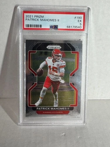 2021 Panini Prizm patrick mahomes PSA 5
