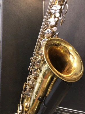 Buescher 400 Tenorsaxofon Saxophon tenor USA gold Blumen Floral - Bild 1 von 4
