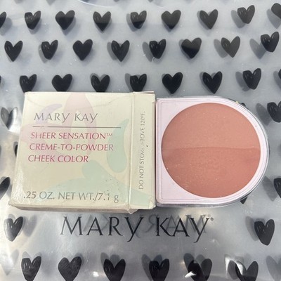 New Mary Kay Sheer Sensation Creme to Powder Cheek Color Talk of the Town Toffee