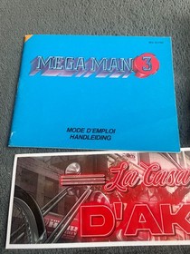 Megaman 3 Mega Man complet sur Nintendo NES - FAH (boite FR et non stick&eacute;e) TBE