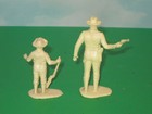Vintage 1950s Marx Rin Tin Tin Fort Apache Playset Plastic Character Figures — photo 2