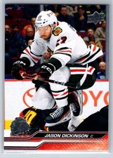 2023-24 Upper Deck Series 2 #289 Jason Dickinson Chicago Blackhawks