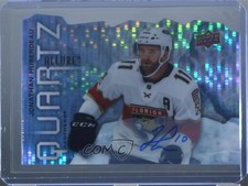 2021-22 Upper Deck Allure Quartz Blue 8/10 Jonathan Huberdeau #AQ-JH Auto 0z55