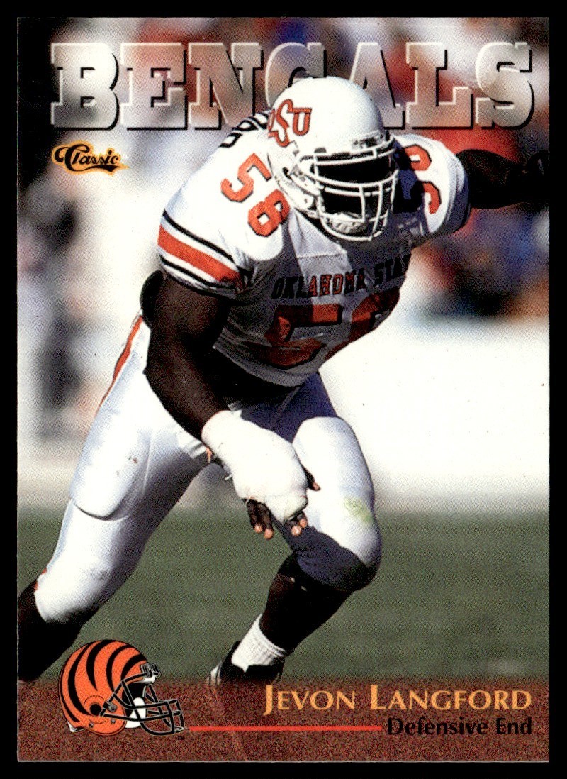 Jevon Langford #16 1996 Classic NFL Rookies
