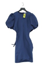 Warehouse Bodycon Midi Dress UK8 in Blue