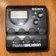 Vintage Sony Walkman SRF-M40W AM/FM Walkman Radio - Tested Working
