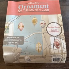 Herrschners Ornament of the Month Kit Holiday Treats Makes 6 Ornaments Eggs NIB