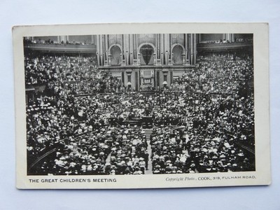 Torrey Alexander Mission Royal Albert Hall Großes Kindertreffen 1905 (89)