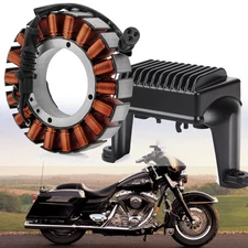 Electric Stator + Regulator Rectifier For Harley Electra Glide FLHT 06-08