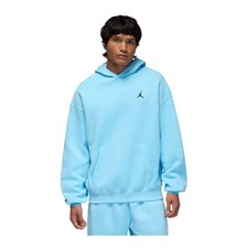 MENS JORDAN BROOKLYN FLEECE OVERSIZED PULLOVER HOODIE BLUE IB7235-497-SIZE M