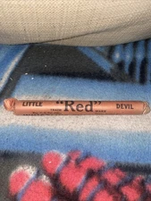 vintage rare firework label pre 1950s whistle chaser little red devil OLD RARE 