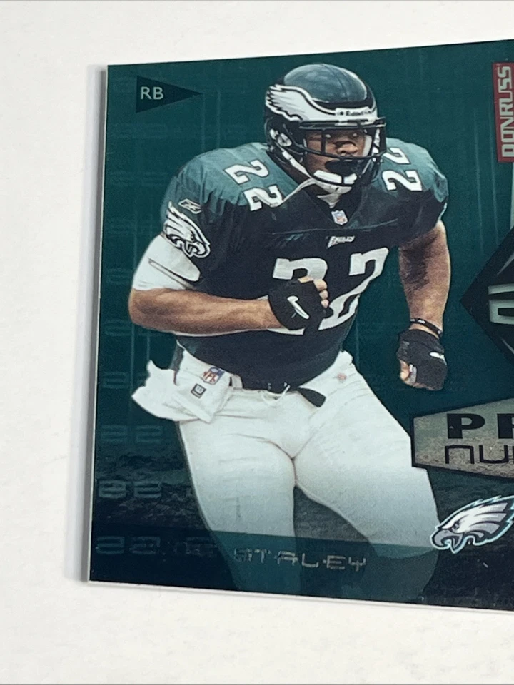 Emmitt Smith/Duce Staley #PN5 Serial # 558/1600 Donruss Elite Prime Numbers 2002 - Image 2 of 4