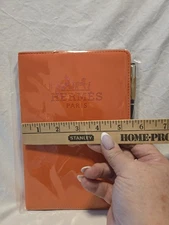 Hermès VIP Orange Notebook Journal with Pen–Magnetic Closure–Reusable Cover-New