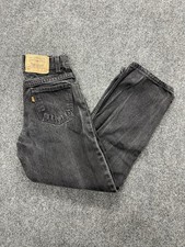 Vtg 90 s Levis 562 Kids Black Jeans Orange Tab Made in USA 512 0398 Size 11 Reg