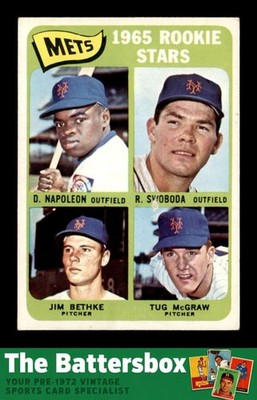 1965 Topps #533 McGraw/Swoboda/Bethke/Napoleon Rookie Stars EX+ X3757976
