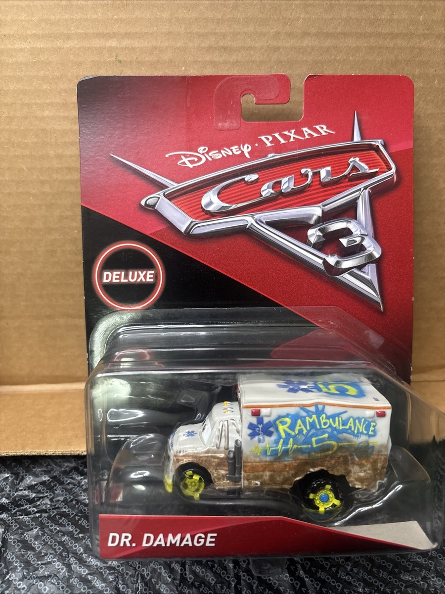 マテルカーズ DR.FEEL BAD Buy Disney Pixar Cars 3 Deluxe Dr. Damage 2016 Mattel online | eBay