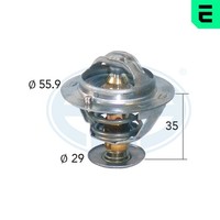 Era Thermostat KüHlmittel 350120 FüR Toyota Corolla Avensis Verso Lexus Yaris 4