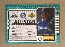 1998 Upper Deck - All-Star Credentials - Ken Griffey Jr - #1 - Mariners - NrMt