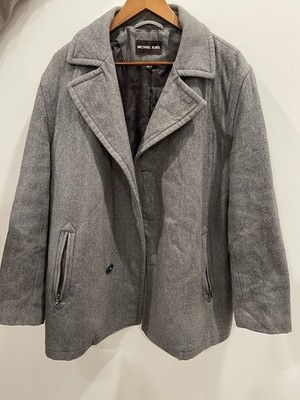 Michael Kors Men s Gray Overcoat Size M