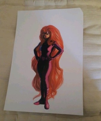 Marvel Fantastic Four Medusa Poster by Alex Ross Paper Unframed 16 By 10
