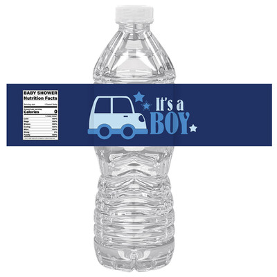 Its A Boy | Baby Shower Water Bottle Labels| Baby Celebration Supplies | Drink S