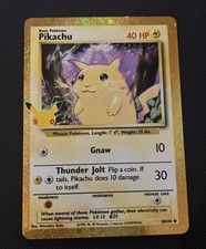 Pikachu 58/102 Me: 30th Celebration EX-01 Booster: Classic Collection Holo on eBay