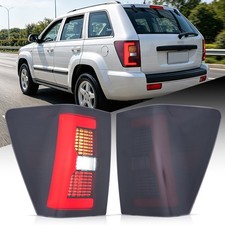 Vland Full Led Tail Lights For Jeep Grand Cherokee 2005-2010 Smoked Rear Lamps