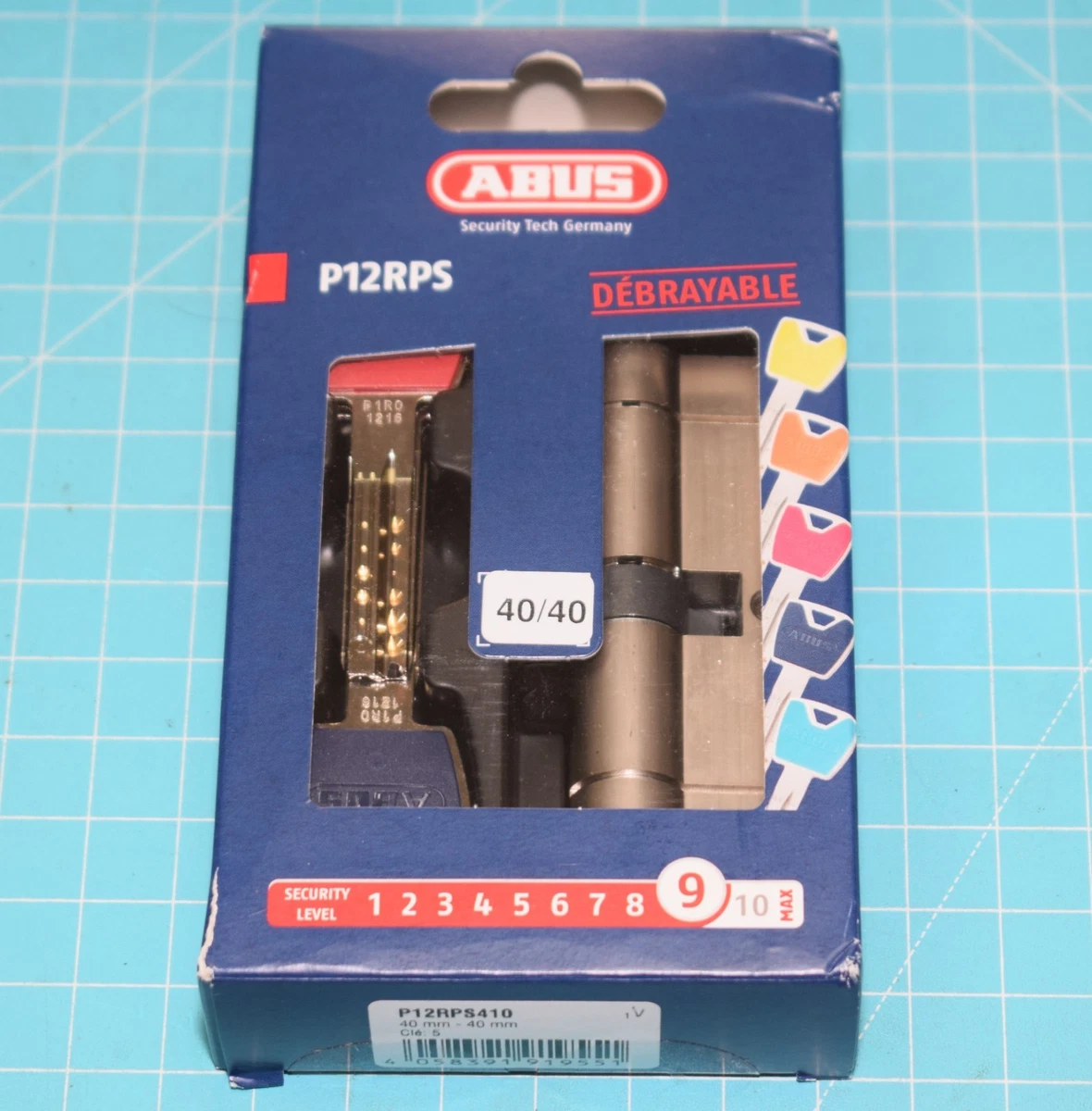 Cylindre De Serrure Haute Sécurité ABUS D66 Débrayable Avec Fonction Entrebâillant